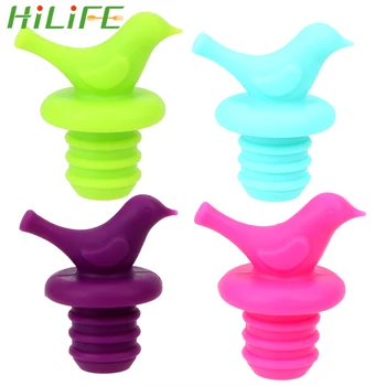 

HILIFE Preservation Bottle Stopper Silicone Creative Bird Design 1Pcs Safe And Healthy Family Bar Tools Bottle Caps Wine Stopper