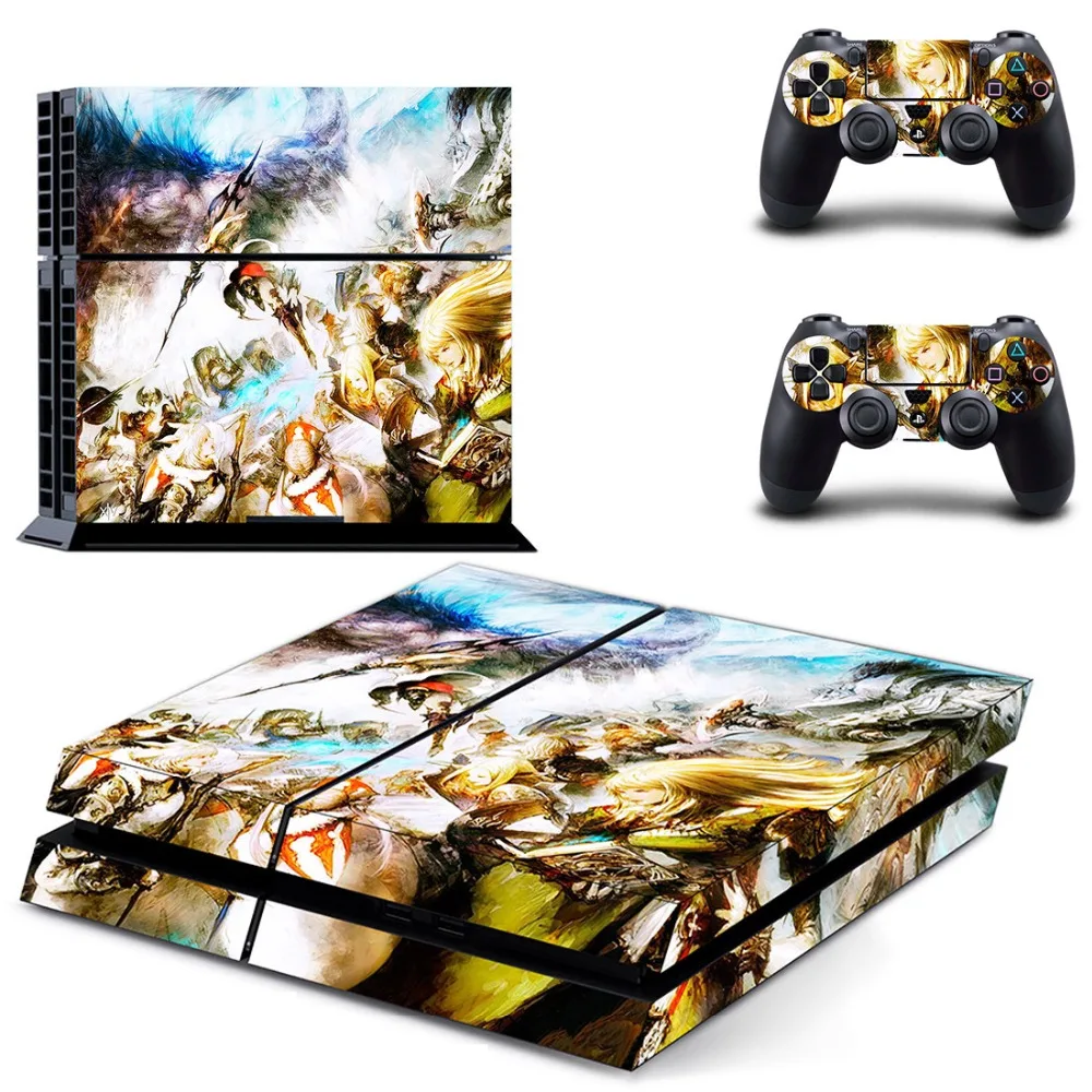 Наклейка для кожи PS4 наклейка консоли Sony PlayStation 4 и контроллера виниловая игра Final