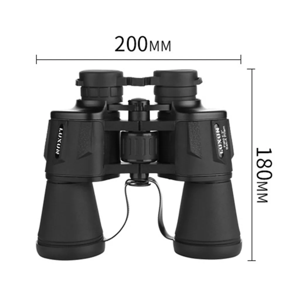 Lusun 20x50 с высоким увеличением, дальний зум, охотничий военный телескоп, широкоугольный Профессиональный бинокль, высокое разрешение