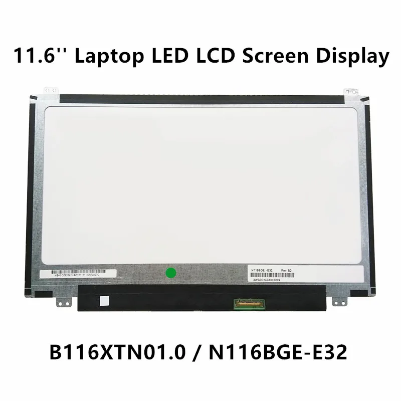 

FTDLCD 11.6'' Replacement Laptop LED LCD Screen Display For B116XTN01.0 / N116BGE-E32 1366x768 EDP 30 PIN