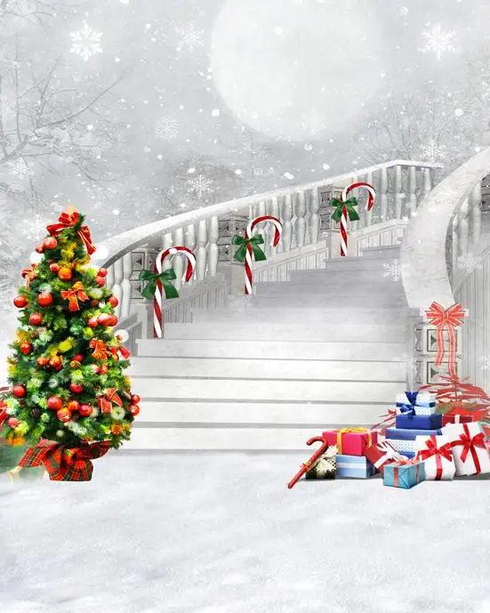 New 4x6 5ft Snowscape Photo Background Hot Selling Photography Studio Backdrop Christmas Tree Theme Wallpaper 1 25 W X2 H M Wallpaper Tile Wallpaper Expresswallpaper Panel Aliexpress