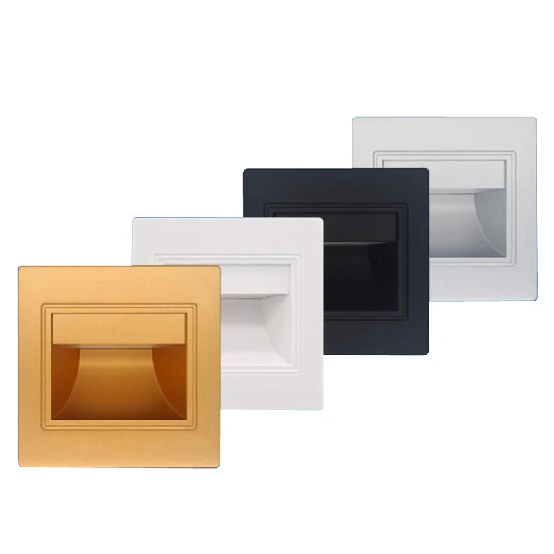 

86mm Indoor LED Step Light Stair Light Wall Lamp Lighting Embedded for Hallway 85-265V