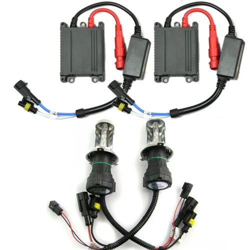 

Auto 55W Conversion HID Bi-Xenon Kit Black Slim Ballast H4-3 4300K Hi/Low Bulbs [CPA136]