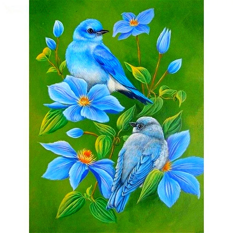 NEW Diamond Embroidery Cross Stitch Floral Full Square/R Mosaic Painting Crystal Resin Flowers Wall Stickers | Дом и сад