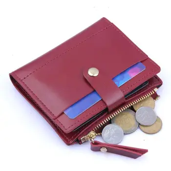 

Women Wallets Small Fashion Leather Purse Ladies Card Bag For Women 2019 Clutch Zipper Female Money Clip Multifunction Wallet