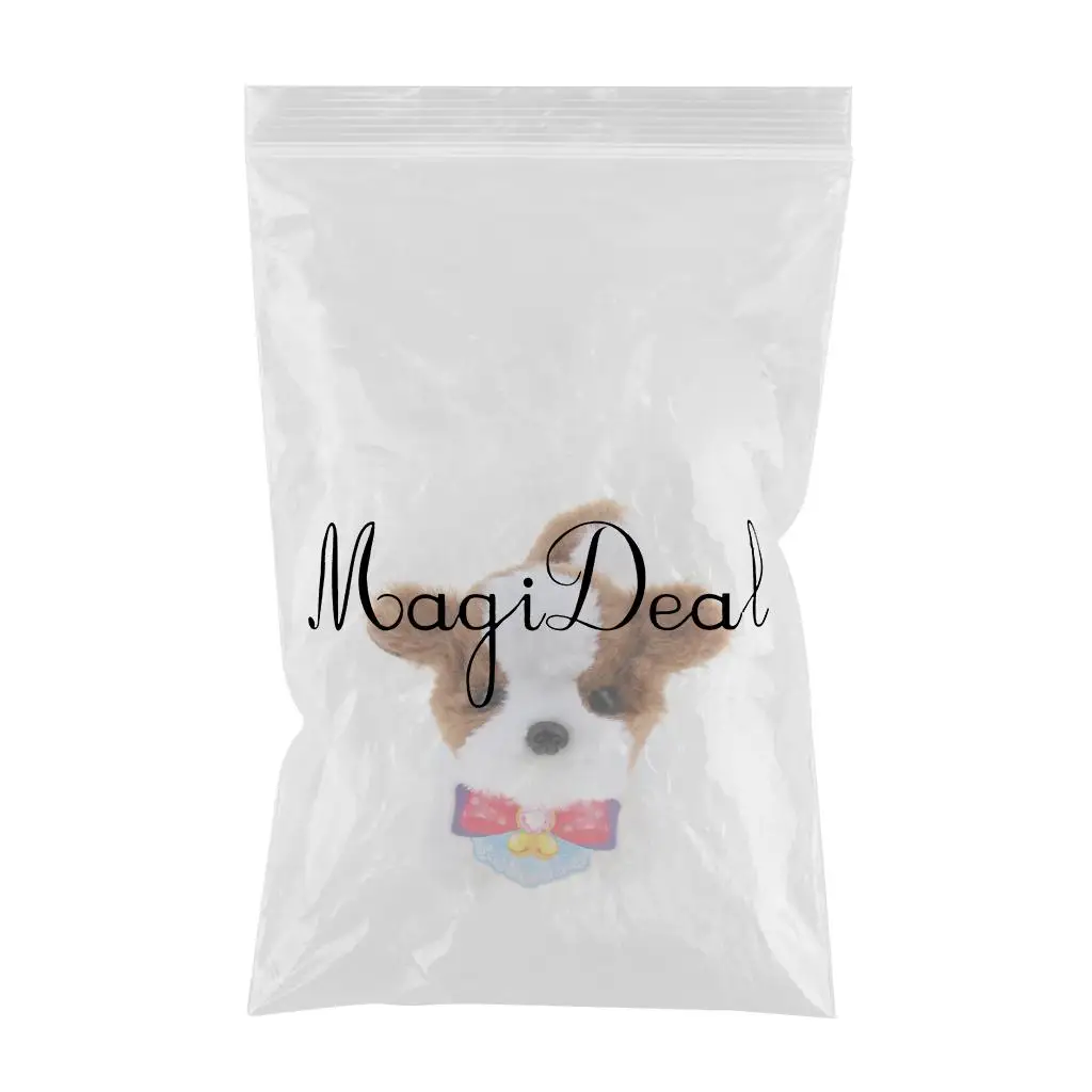 Walking & Barking Interactive Puppy Dog Pet Toy Electronic Plush Animal Educational Gift for Kids Toddlers - Saint Bernard