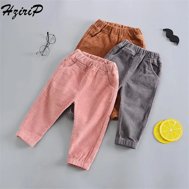 

HziriP Winter 2017 New Stylish Boys Girls Pants High Waist Warm Thicken Down Trousers Baby Pants Children Clothes 3 Colors 1T-3T