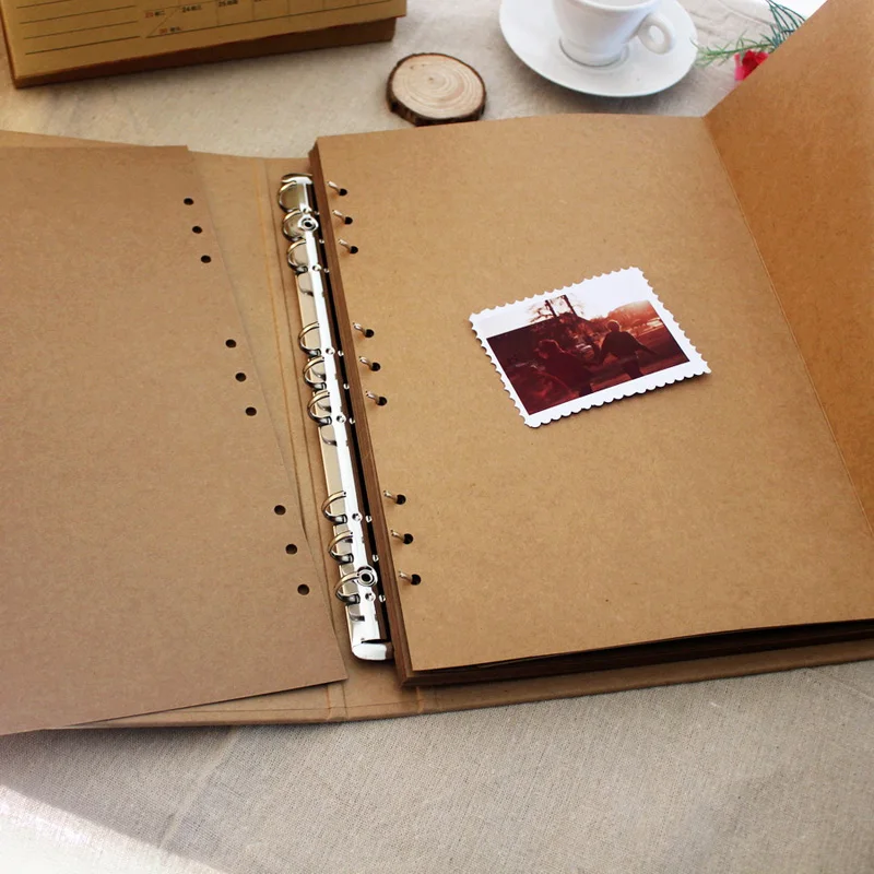 blank photo album