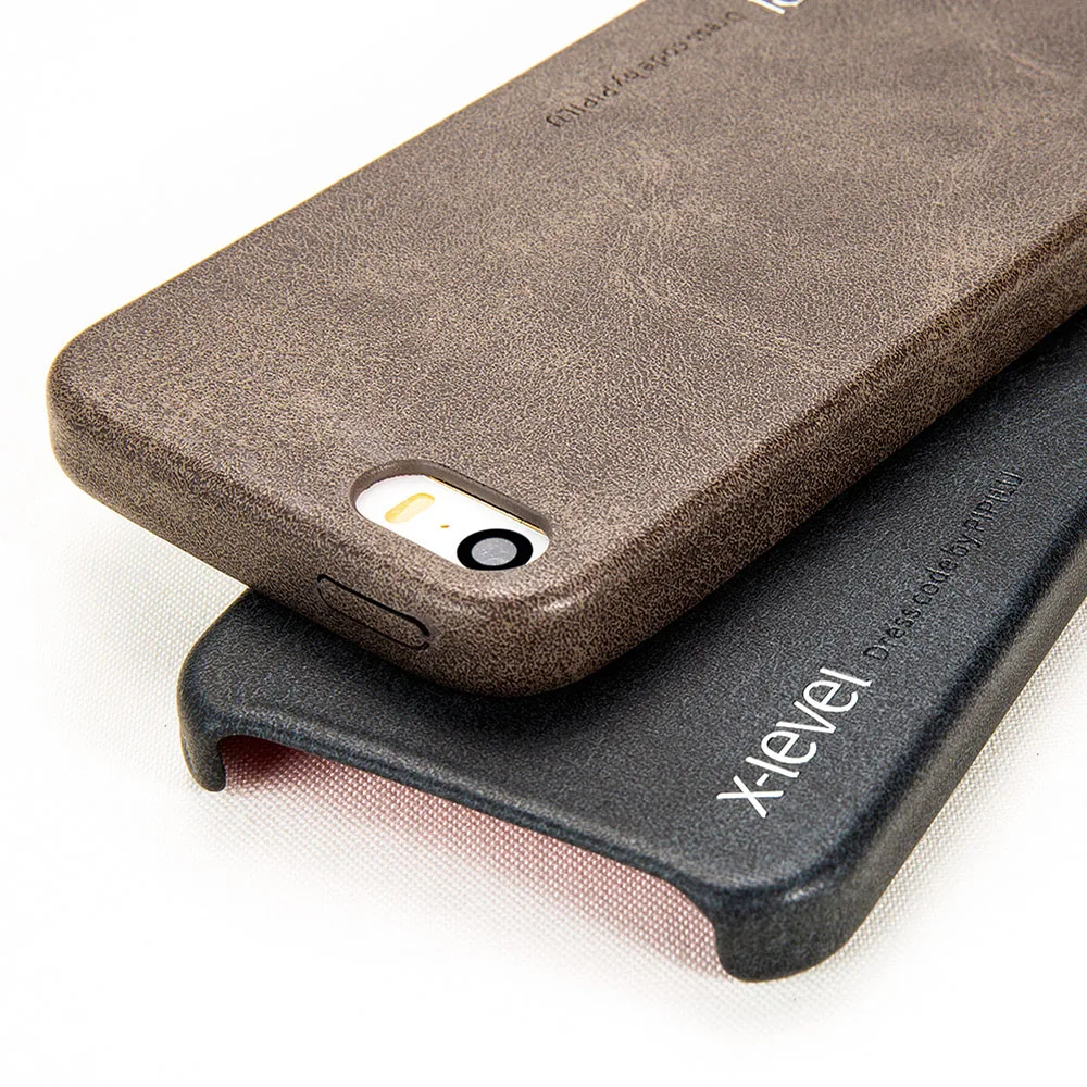 X Level Brand Pu Leather Case For Apple Iphone 5s Se Quality Case For Iphone Se Back Cover Case Leather Case Case Brandcase For Aliexpress