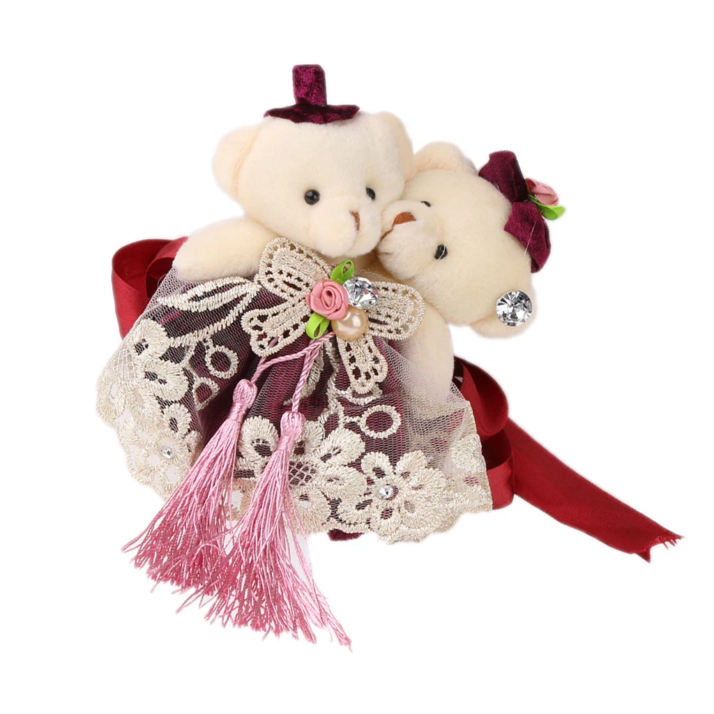 Delicate Little Bear Curtain Tieback For Wedding Room Decoration 5 Colors Hook Fastener Buckle Clamp For Bedroom Curtain 