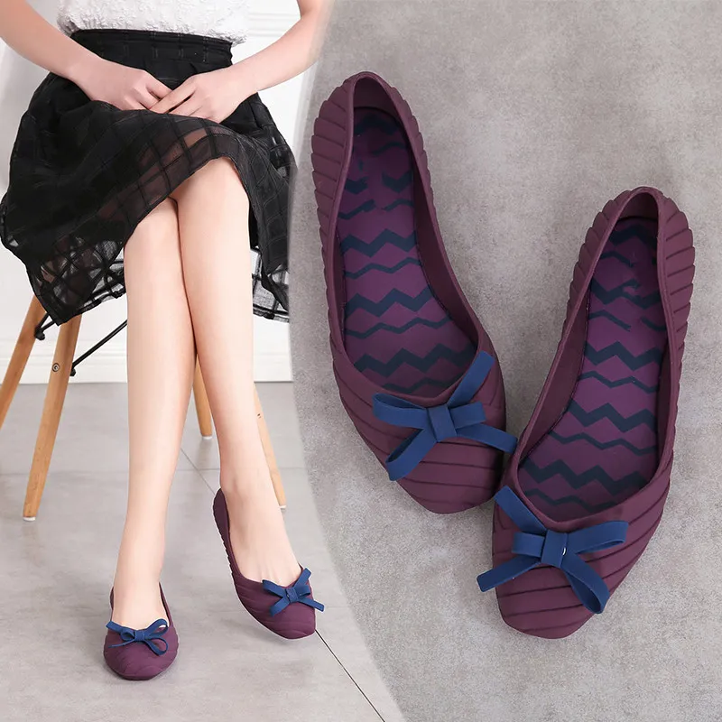 ZZPOHE женская обувь Демисезонный модная мягкая женская обувь на плоской подошве женские повседневные туфли на плоской подошве обувь для вождения - Цвет: purple