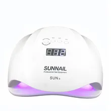 54 Вт SUN X UV/светодиодный светильник для ногтей для маникюра белый свет простая быстросохнущая машина кабин УФ сушка ногтей льдинка светильник гель лак 365+ 405нм