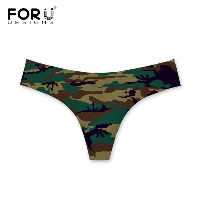 Buy FORUDESIGNS Fashion Camouflage Pattern Woman Sexy