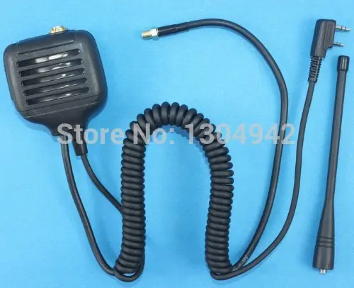 Переносной микрофон Динамик антенна микрофона SMA F адаптер для Kenwood радио Baofeng Wouxun