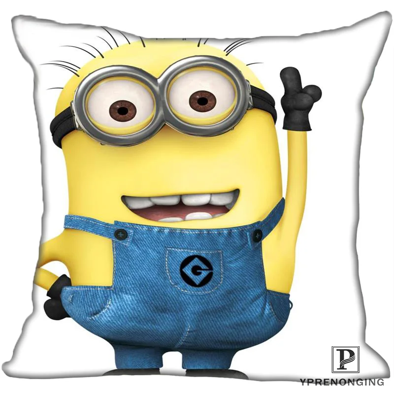 

Best Custom Despicable Me Minions (1)@ Pillow Case Bedroom Home Square zipper Pillowcases (One Side) #190404-01-195