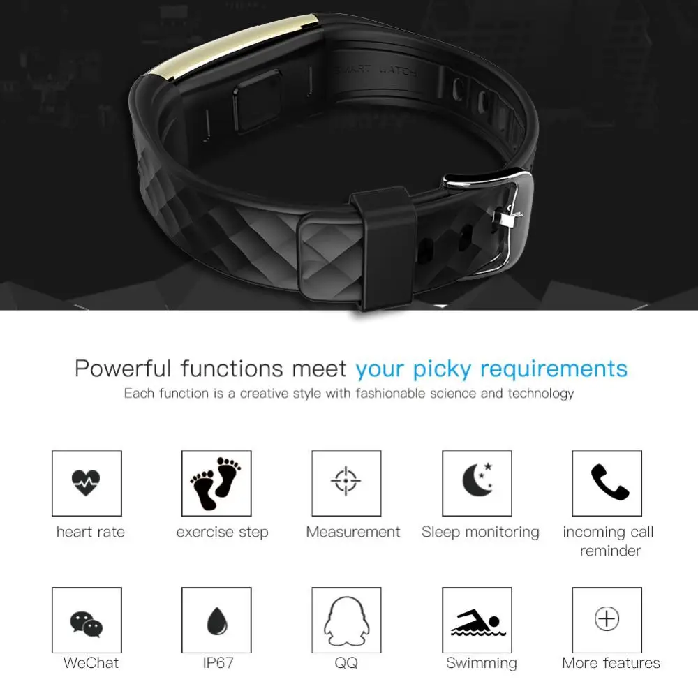 S2 Smartband и BluetWatch крови Давление монитор сердечного ритма IP67 Фитнес браслет трекер Smart Браслет для Ios и Android