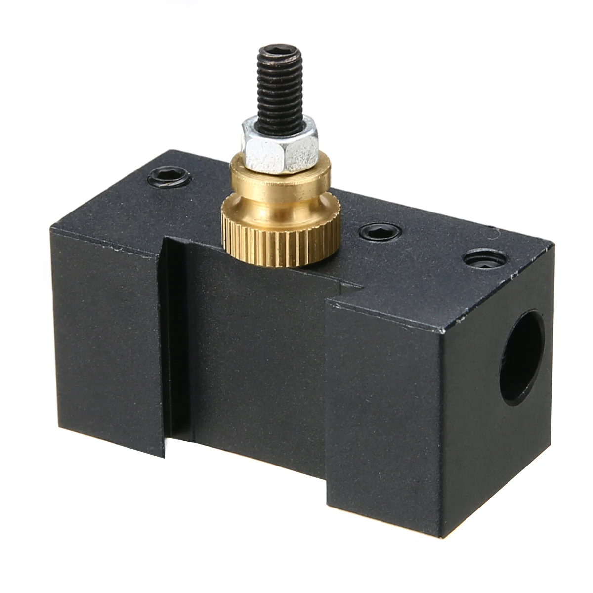 

1pc Carbide Tipped Turing Facing Tool Holder 3/8" Lathe Quick Change Tool Post Holders Boring Bar