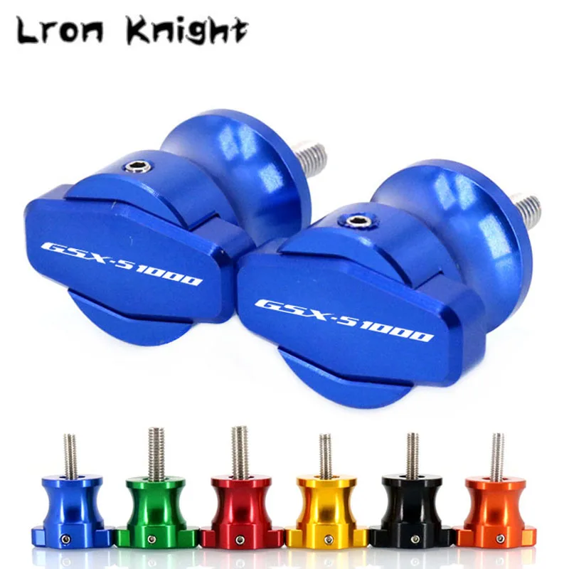 

For SUZUKI GSX-S1000 GSXS1000 GSX S1000 GSX-S1000F Motorcycle CNC Frame Stands 8MM Screws sliders Swingarm Spools Slider M8