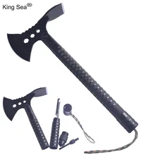 King Sea Новинка, походный топор, многофункциональный инструмент, топор, набор для выживания, Тактический Томагавк, складной портативный топор с ножным молотком