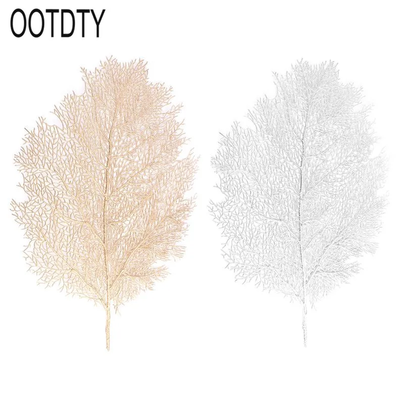 تحديد الموقع ل طاولة الطعام الوقايات لوتس ليف النخيل أوراق محاكاة مصنع PVC كوب القهوة الجدول الحصير المطبخ عيد الميلاد ديكور المنزل