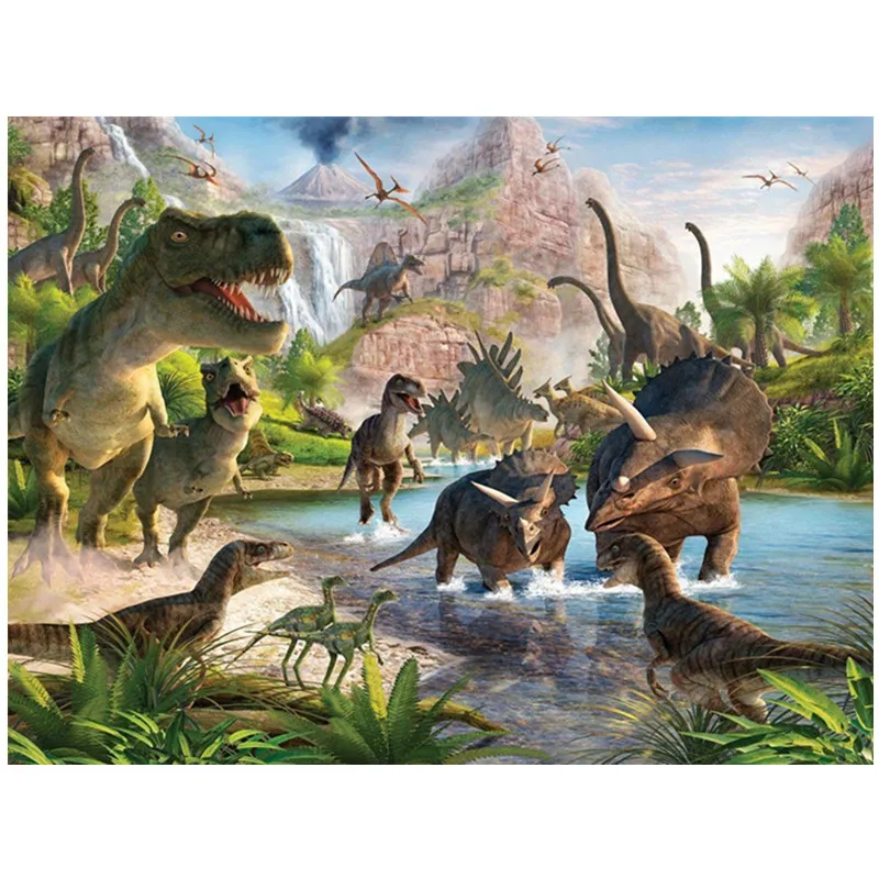 

Cartoon 5D Diy Diamond Painting Cross Stitch dinosaurus Z Needlework Diamond Embroidery Full Decorative Christmas