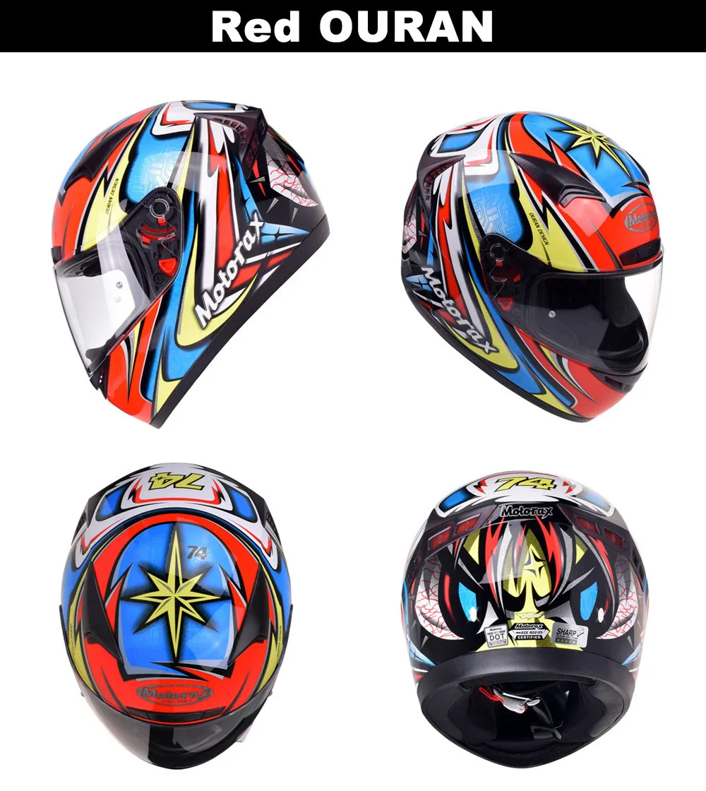 MOTORAX TR30 гоночный мотоциклетный шлем полный уход за кожей лица шлем Capacete Мото шлем каска шлемы для Honda Motociclista мотоцикл