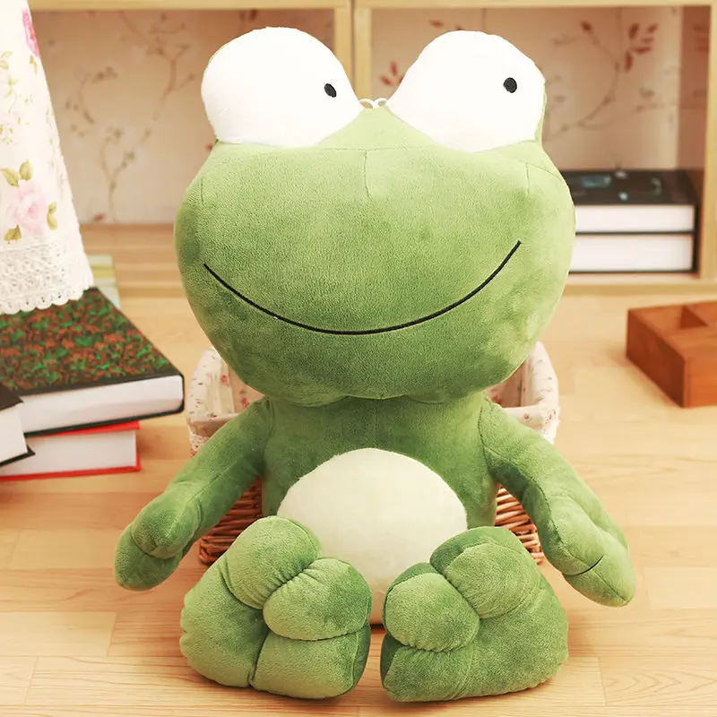 

Very Nice Soft 28 Inch 1KG Large Big Frog Stuffed Animals Plush Soft Toys Doll Pillow Fancy Gifts