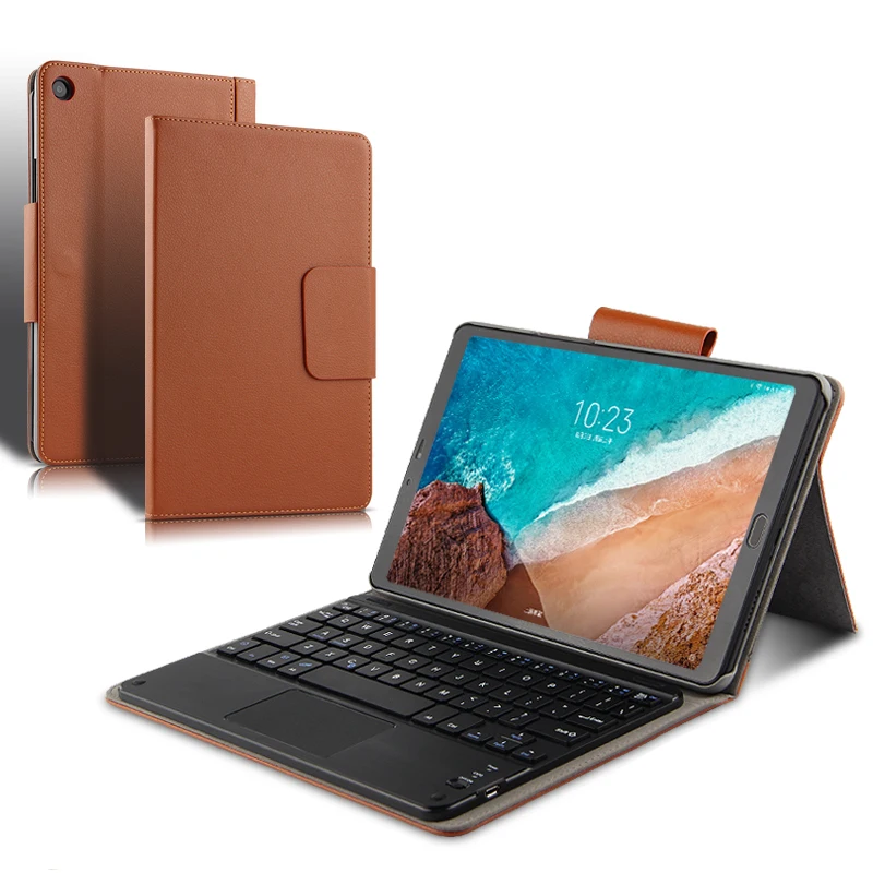 

Wireless Bluetooth keyboard Case For Xiaomi Mi Pad 4 Plus MiPad4plus 10.1"Protective PU Leather Cover MiPad4 Plus 10"Tablet +pen