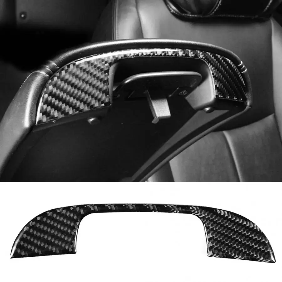 

Carbon Fiber Car Central Armrest Storage Box Panel Covers Stickers Trim for Infiniti Q50 Q60 oto aksesuar