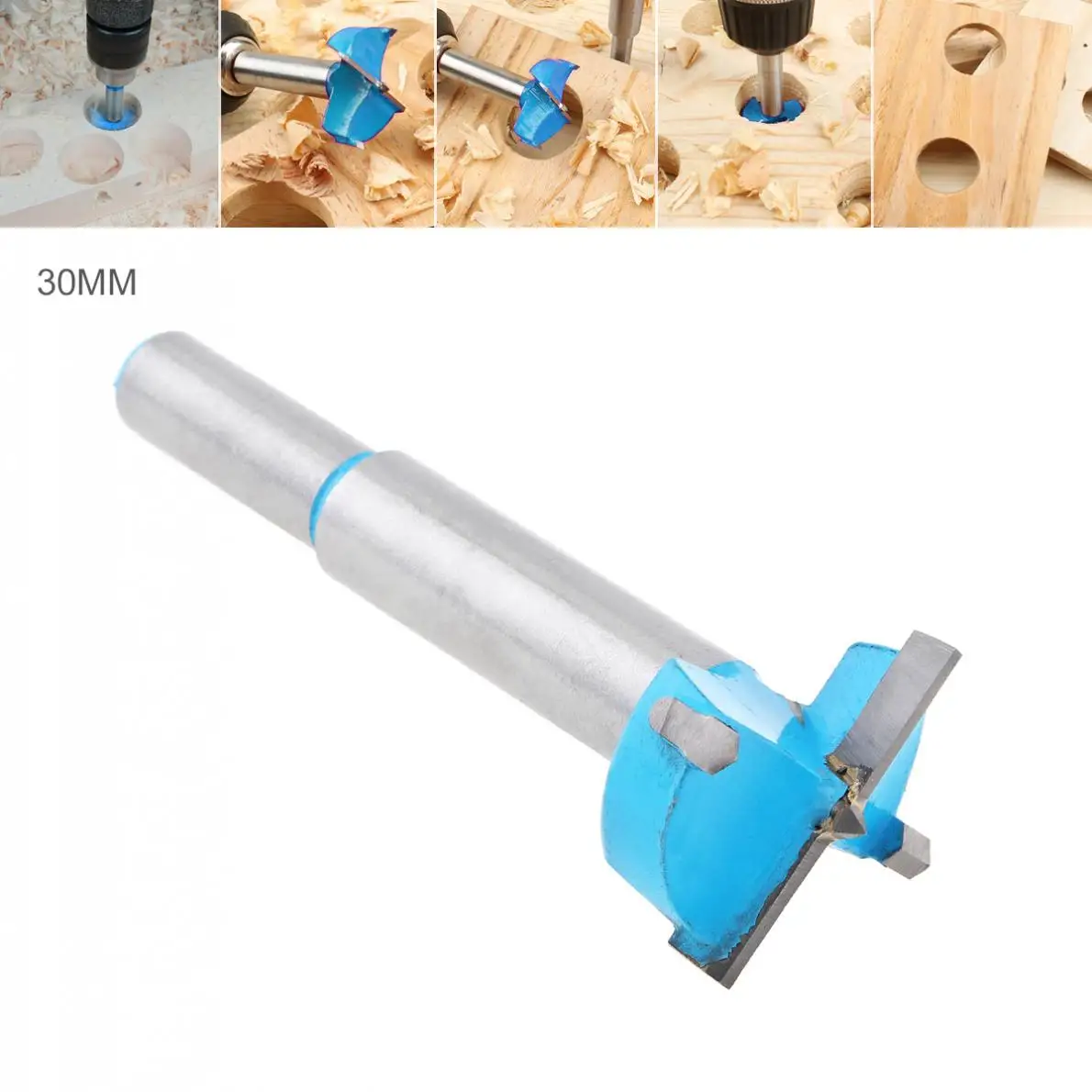 30mm Durable Hole Saw Wood Cutter Woodworking Tool for Wooden Products Perforation