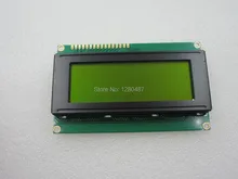 Free Shipping 1pcs LCD module Yellow green screen 2004 5V LCD for arduino provides library files