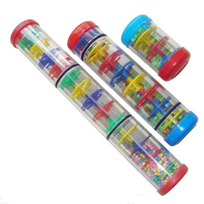 

SOACH Colorful Baby Music Education Safe Tasteless Plastic Western Percussion Instrument Early Learning Center Rainmaker Shaker