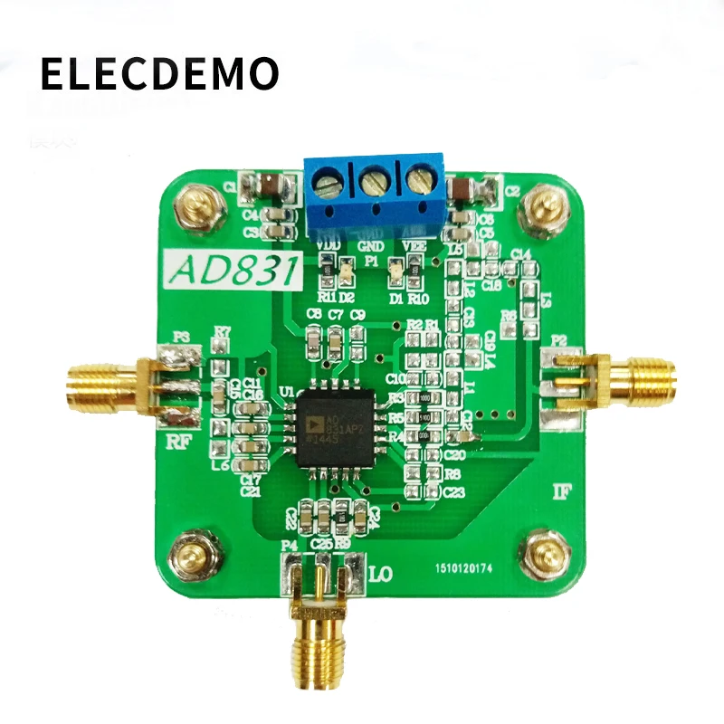 AD831 Module High Frequency Mixer 500M Bandwidth Up and Down Mixing Frequency Converter Double Balanced Mixer 3