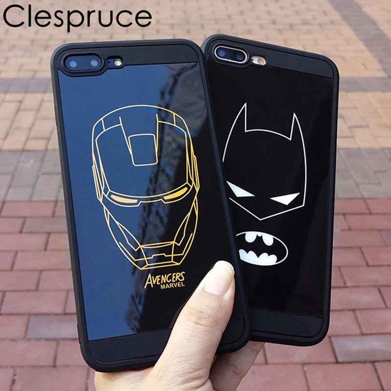 Clespruce Cartoon Marvel Batman Ironman Phone Cases For