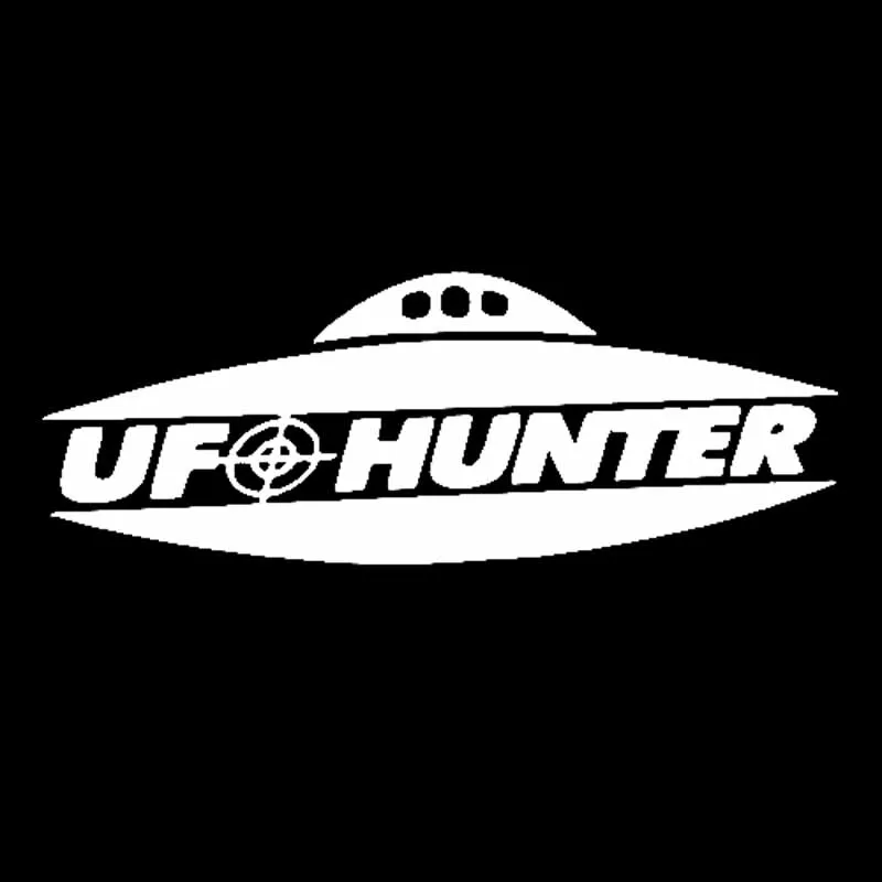 YJZT 13 9 см * 5 2 UFO HUNTER виниловые наклейки в виде Фотообоев c переводными картинками