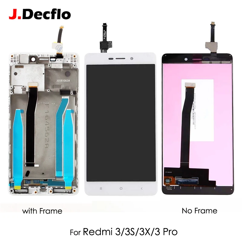 Original LCD Display For Xiaomi Redmi 3 3s 3X 3 Pro Touch Screen ...