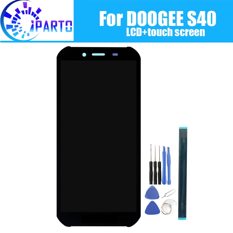 Цена DOOGEE S40 font b lcd b font дисплей + кодирующий преобразователь сенсорного экрана в сборе 100% оригинальный новый font b lcd b font + сенсорный дигитайзер для S40