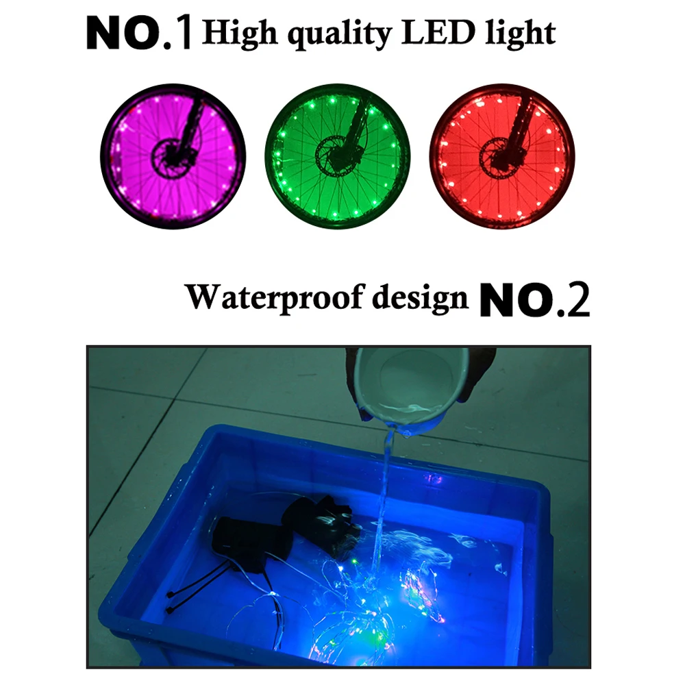Top 20 LED Colorful Bicycle Lights Mountain Road Bike Light Cycling Spoke Wheel Lamp Bike Accessories Luces Led Bicicleta Bisiklet 3 Top 20 LED Colorful Bicycle Lights Mountain Road Bike Light Cycling Spoke Wheel Lamp Bike Accessories Luces Led Bicicleta Bisiklet 3