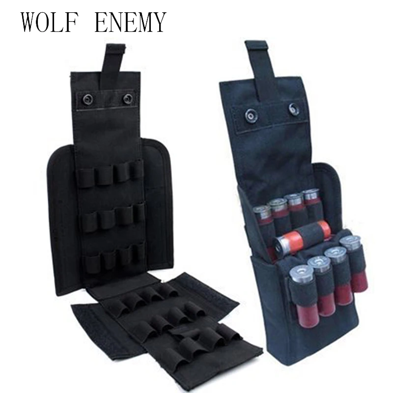 Molle 25 Round 12GA 12 Gauge Ammo Shells Shotgun Reload Magazine Pouches Magazine Bag Hunting