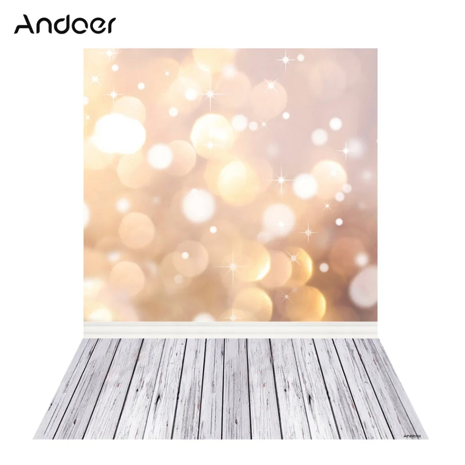 Andoer 1,5*2 м фон для фотосъемки цифровая печать Рождество Солнечный свет узор фоны для фотостудии - Цвет: Светло-коричневый