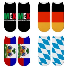 Mens 3d Printed National Flag Socks Women Casual National Flag Cotton Socks Stripe Fashion Flag Casual Sock Comfortable 201 countries flag national flag symbol fridge magnets combine order accept wholesale business souvenirs