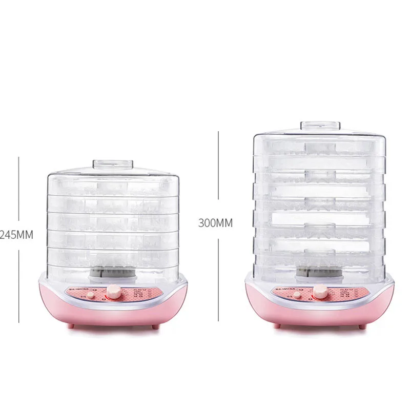 

Dried Fruit Vegetables Herb Meat Machine Household MINI Food Dehydrator Pet Meat Dehydrated 5 trays Snacks Air Dryer EU US
