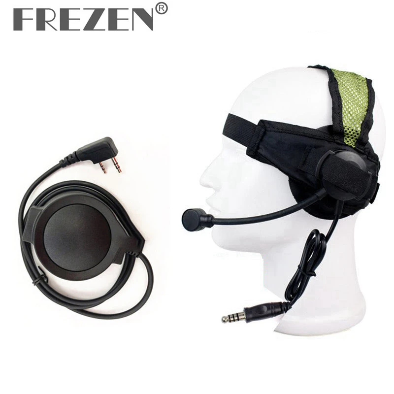 Hd02 Z Tactics Bowman Elite Ii Radio Headset With J Standard Plug Ptt For Kenwood Baofeng Uv 5r Uv Bf F8hp Walkie Talkie Walkie Talkie Aliexpress