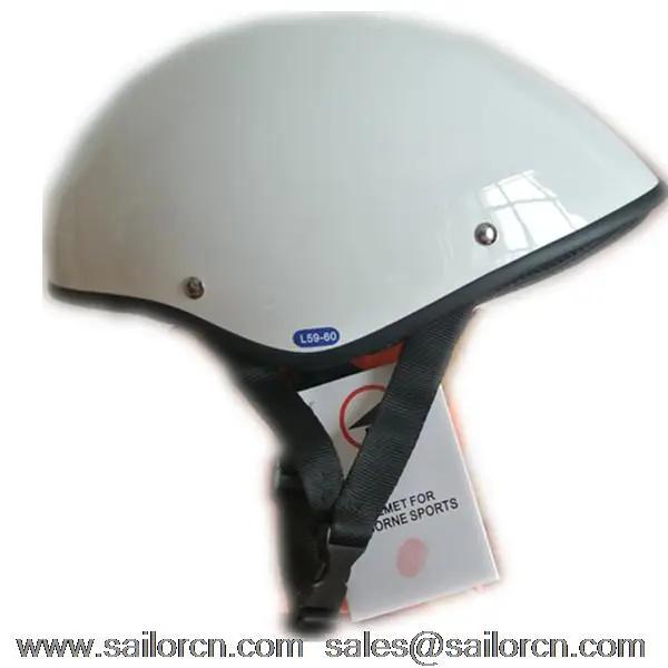 540g+/ 50g white Paragliding helmet Half face black paragliding helmet