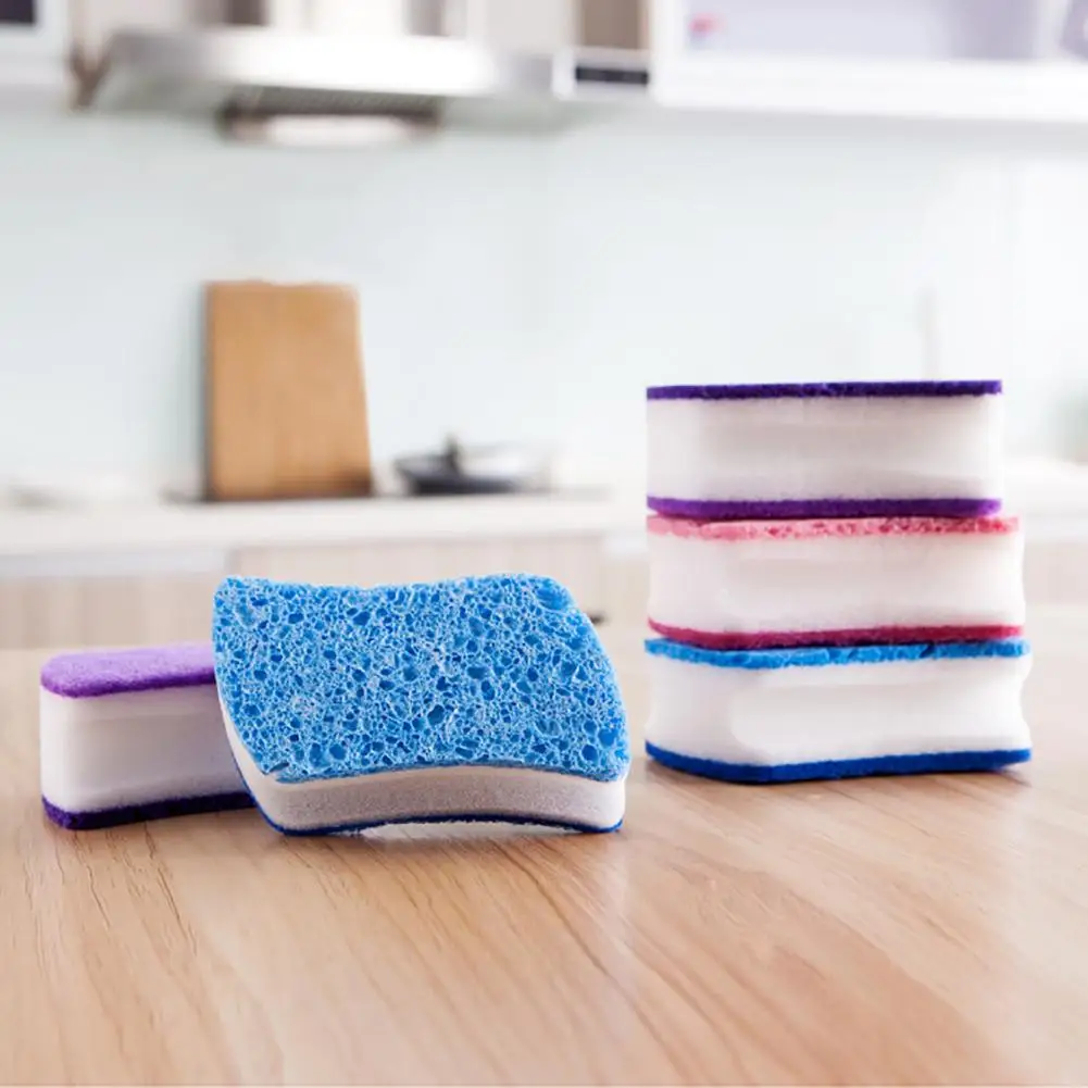 

Three Layers Multipurpose Sponge Cleaner Dish Cleaning Kitchen Washing Tool Household Cleaning Accessories ！