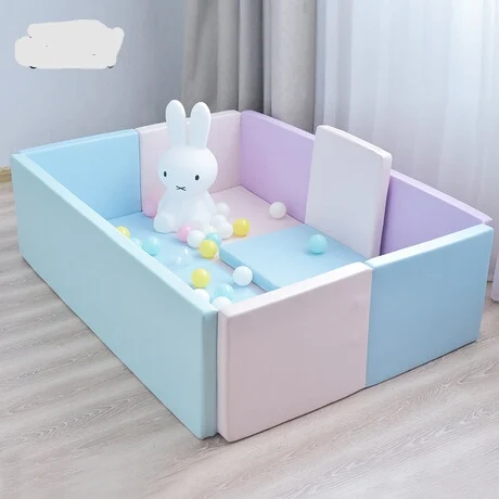 Детский манеж piscina de bolas para bebes детский складной портативный забор для детей PU детский ползающий коврик для малышей игровой забор 140*100*40 см