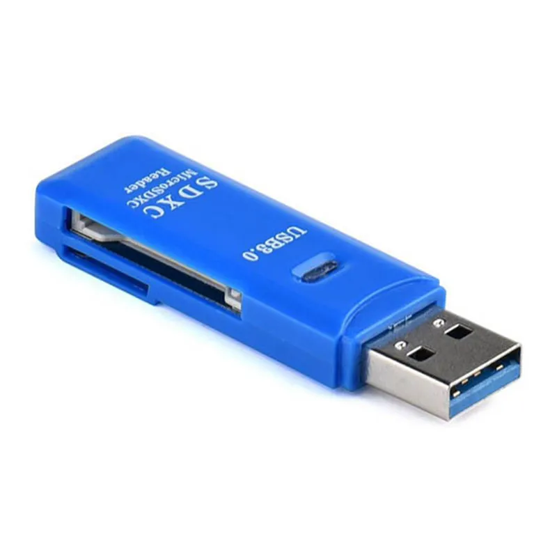 5 Гбит/с супер скорость мини USB 3,0 Micro SD/SDXC TF кард-ридер адаптер оптом 4,10