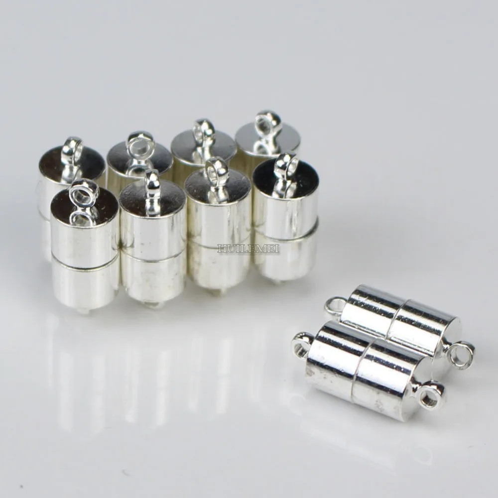 

30pcs/Lot Strong Magnetic Clasps Hooks Magnet Buckle Connectors Clasps For Bracelet Necklace DIY Jewelry Making Craft 17mmx7mm