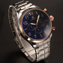 MG. Бренд Orkina Роскошные Кварцевые часы из нержавеющей стали япония Movt хронограф водонепроницаемые мужские наручные часы Erkek Kol Saati