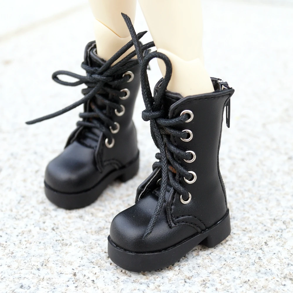 

BJD 1/6 DOLL High Boots Shoes Flates Synthetic Leather For 1/6 11" 27m Tall BJD doll YOSD DK DZ AOD DD Doll Free shipping